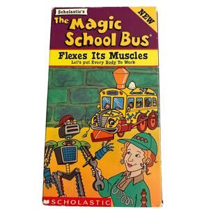 The Magic School Bus Flexes its muscles VHS scholastic Kidcore retro 1997